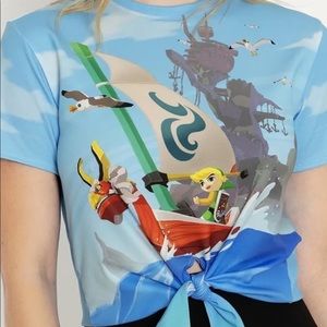 NWT Zelda BlackMilk Front Tie Tee! Limited Edition! Never worn;still in the bag!